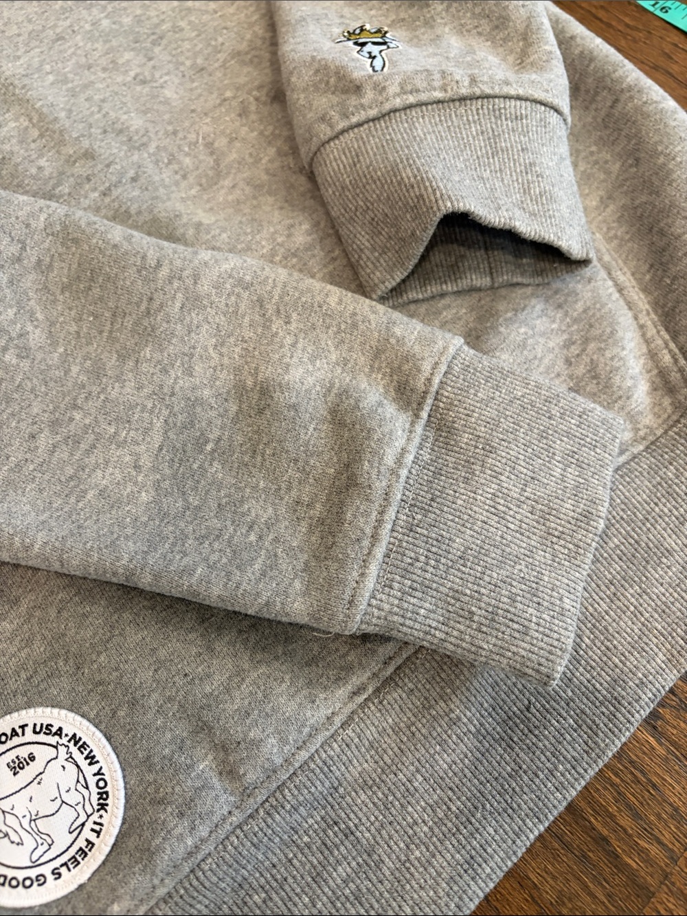 Goat USA Boys Grey Hoodie Size XL - Picture 7 of 7